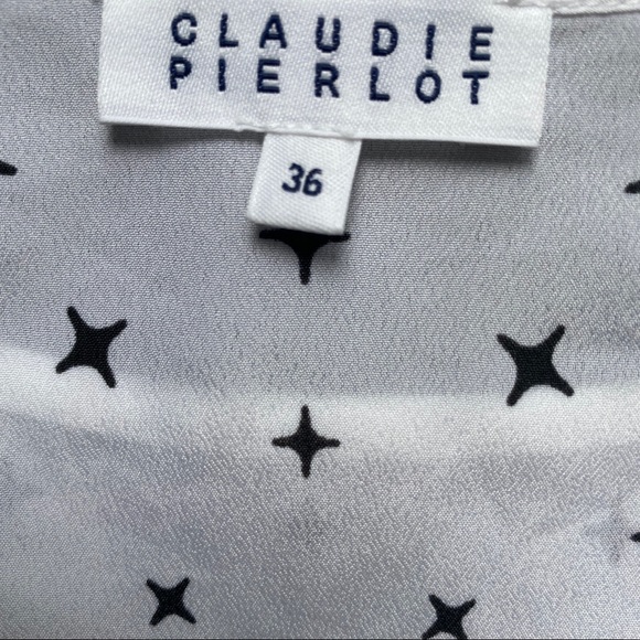 CLAUDIE PIERLOT bandana print short sleeve top - Picture 3 of 5